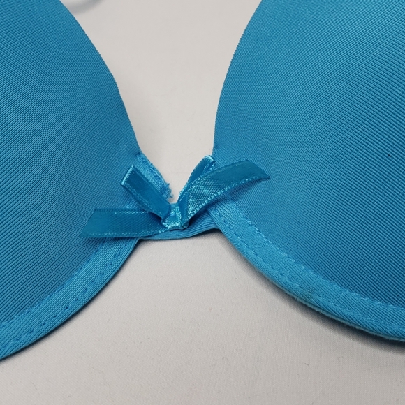 Rue 21 Blue Push Up Bra Size 34B - Picture 6 of 8